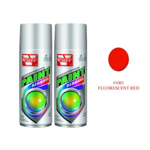PINTURA SPRAY VESLEE FLUORESCENTE ROJO