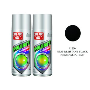 PINTURA SPRAY VESLEE NEGRO ALTA TEMP 400F