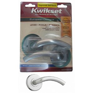 ZC/CERRADURA KWIKSET MANIJA LUCCA BAÃ‘O SAT  26D