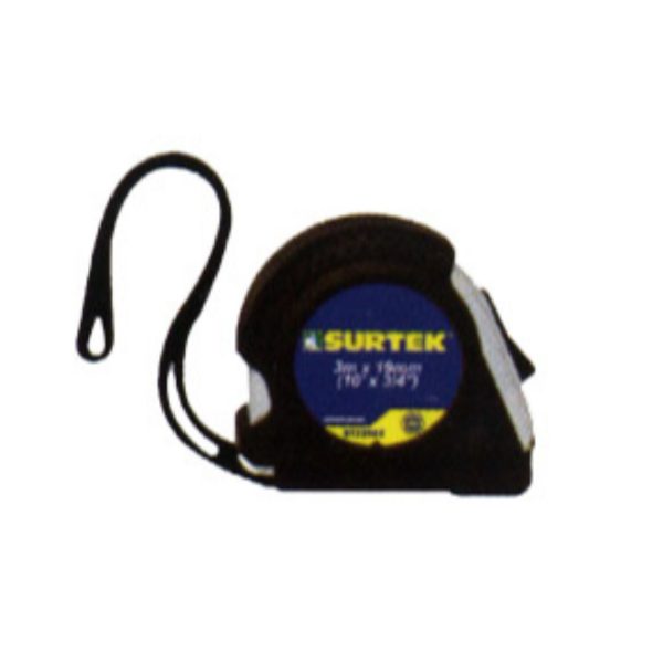 CINTA METRICA SURTEK CONTRA GOLPES SILVER 5MTS