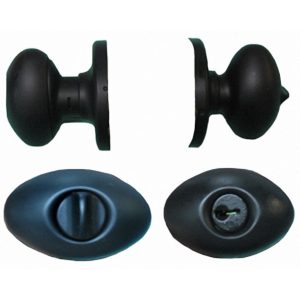 ZC/CERRADURA KWIKSET LAUREL C/LLAVE NEGRA