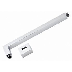 R/PP BRAZO P/ASPERSION CROMO CUADRADO 14"
