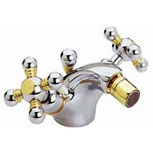 ZC/CACHERA NOBILI BIDET 2 COPAS CROMO ORO 18K