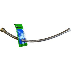 TUBO ABASTO ACERO INOX MIBER 3/8X1/2X40CM