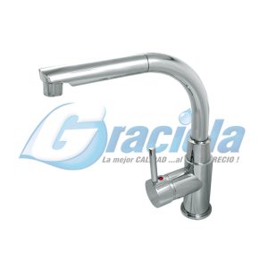 LLAVE SOLA FREGADERO GRACIELA ABS CROMO LUJO