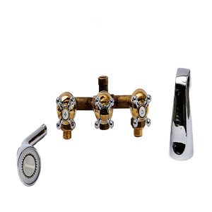 ZC/CACHERA MOSAICO BAÑO 3 COPAS CRUZ-CR-ORO 20LG70