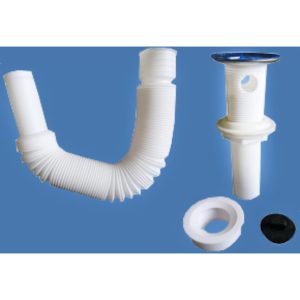 DESAGUE LAVATORIO C/SIFON PVC MIBER FLEXIBLE