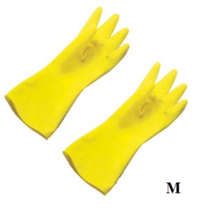 GUANTE HULE DOMESTICO AMARILLO  "M"