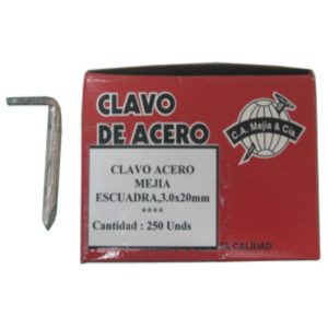 ZC/CLAVO ACERO MEJIA ESCUADRA