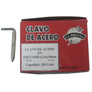 CLAVO ACERO  MEJIA ESCUADRA