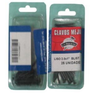 ZC/CLAVO ACERO MEJIA NEGRO BLISTER