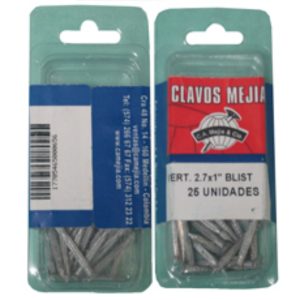 ZC/CLAVO ACERO MEJIA BLISTER
