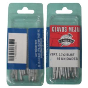ZC/CLAVO ACERO MEJIA BLISTER
