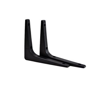 ESCUADRA ESTANTE INDUMA PLAST. PAR 7X7 NEGRA