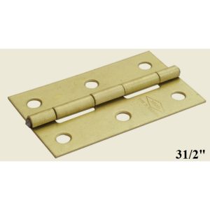BISAGRA INDUMA DORADA C/TORNILLO 3-1/2"