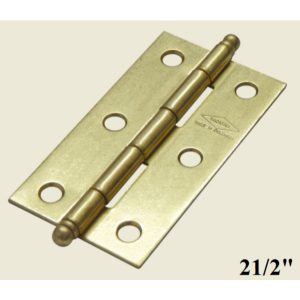 BISAGRA INDUMA DORADA P/MUEBLE C/TORNILLO 2-1/2"