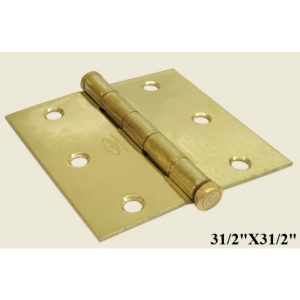 BISAGRA INDUMA DORADA C/TORNILLO 3-1/2" X 3-1/2"