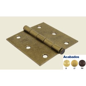 BISAGRA INDUMA PAVONADA C/TORNILLO C16-3X3