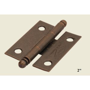 BISAGRA INDUMA PAVONADA P/MUEBLE C/TORNILLO C20 2"