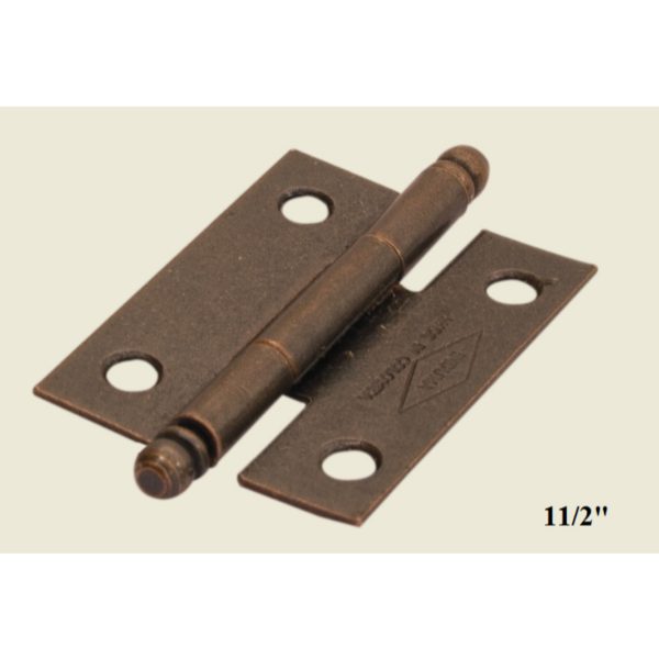 BISAGRA INDUMA PAVONADA P/MUEBLE C/TORNILLO C22 1-1/2"