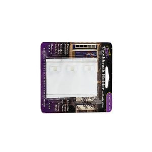 ZC/H/GANCHO PLASTICO ADHESIVO PORTA CEPILLO