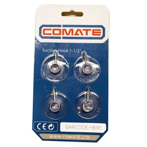 H/VENTOSA TRANSPARENTE 4PCS