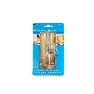 PICAPORTE DORADO METEL BLISTER 6"