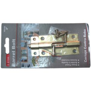 PICAPORTE DORADO METEL BLISTER 1 1/2"