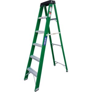 ESCALERA FIBRA VIDRIO INCO 6 PELDAÑOS 102kg