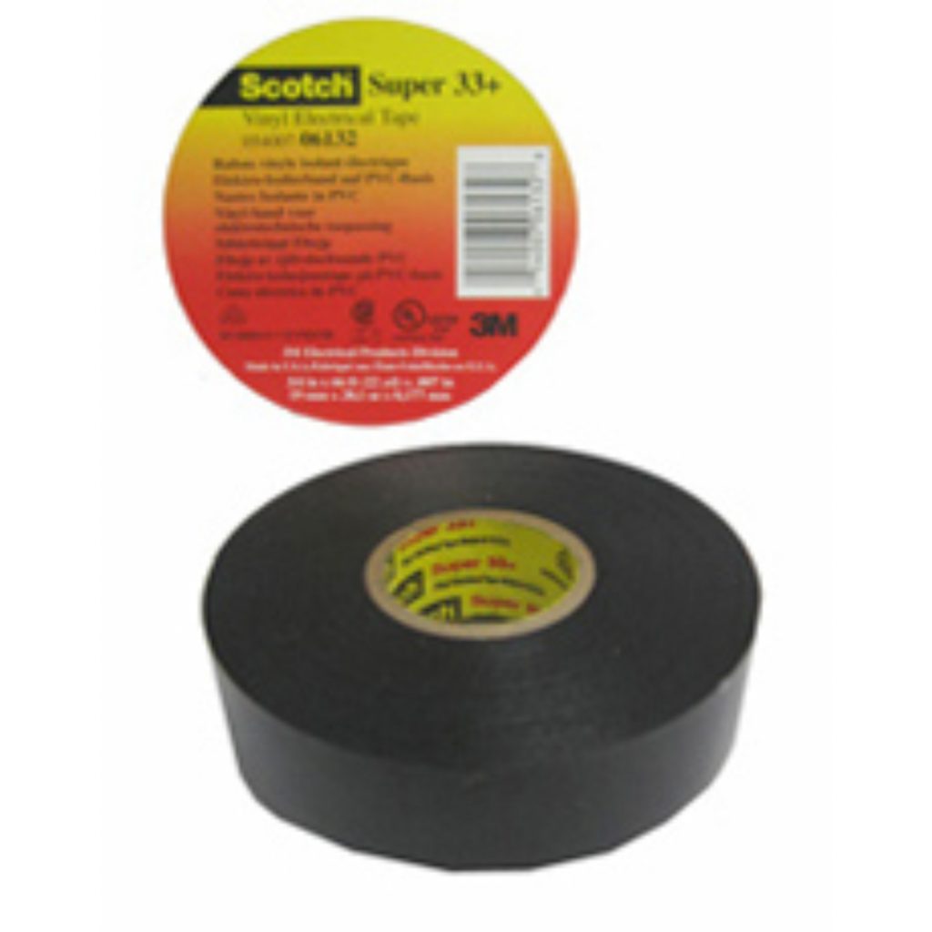 Nastro Isolante 3M Scotch Super 33+ &ndash; Professionale, Nero, Vinile Premium