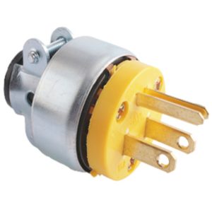 EAGLE ENCHUFE POLARIZ-METAL 15A/125V