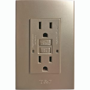 EAGLE TOMA GFCI 15 AMP CHAMPAGNE
