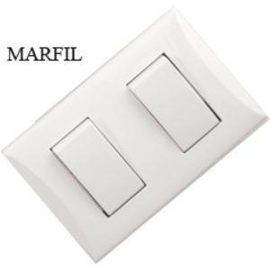 EAGLE APAGADOR DOBLE MARFIL PLATA