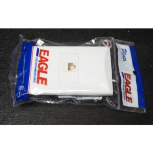 EAGLE TOMA RJ45 BLANCO PLATA
