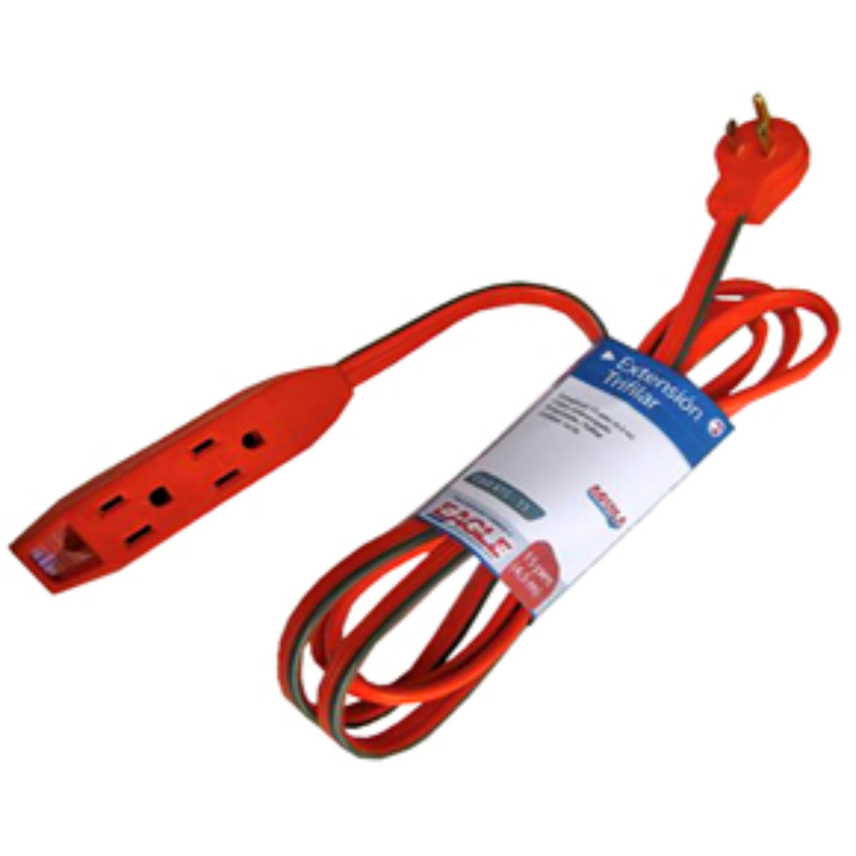 Prolongador de cable eléctrico, Varias medidas de cable (3 x 1,5 mm), Base Bipolar, Tarjeta de Fidelización