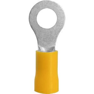 TERMINAL OJO AISLADO AMARILLO 1/4 #174
