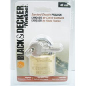 CANDADO B&D STANLEY BRONCE BLISTER 40MM 90250-023