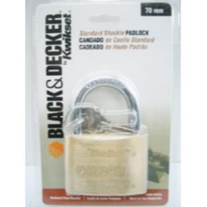 CANDADO B&D STANLEY BRONCE BLISTER 70MM 90250-029