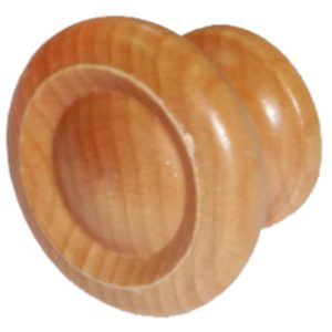 AGARRADERA TW PERILLA PLASTICA MADERA OSCURA