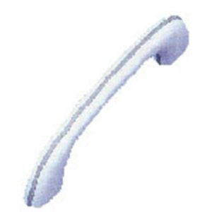 ZC/AGARRADERA TW PLASTICA BLANCA C/GRIS