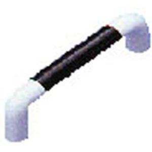 ZC/AGARRADERA TW PLASTICA BLANCA C/NEGRO