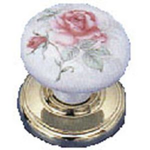 ZC/AGARRADERA TW PERILLA BLANCA C/FLOR Y