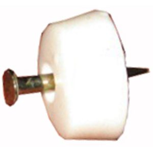 SOPORTE P/ESTANTE BLANCO C/CLAVO 5/8X2.8X5/8