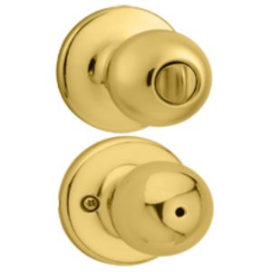 ZC/CERRADURA KWIKSET POLO C/SEGURO DORADA L170852