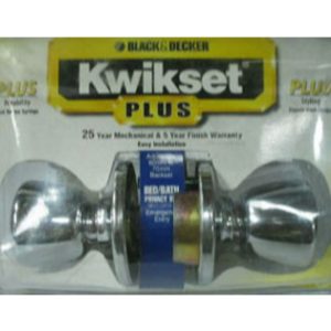 ZC/CERRADURA KWIKSET BELAIR C/SEGURO SC L489144
