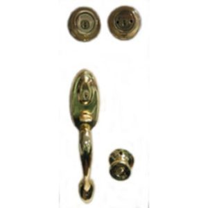 ZC/CERRADURA KWIKSET PRINCIPAL GIBSON DORADA