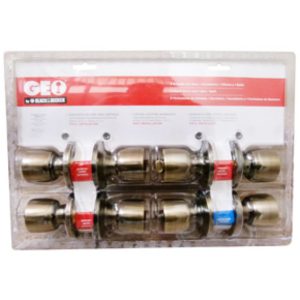 CERRADURA GEO COMBO 4PCS AB 255TK5