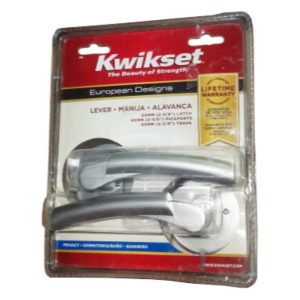 ZC/CERRADURA KWIKSET MANIJA FARO C/SEG S