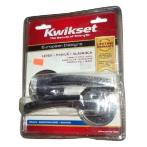 ZC/CERRADURA KWIKSET MANIJA FARO C/SEG CR 2
