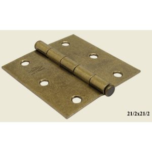 BISAGRA INDUMA LATON VIEJO C/TORN.C.16 2-1/2" X 2-1/2"